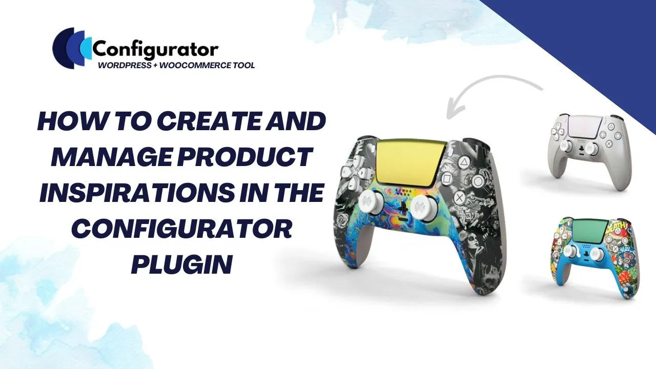 Save and Use Product Inspirations for a PS5 Controller